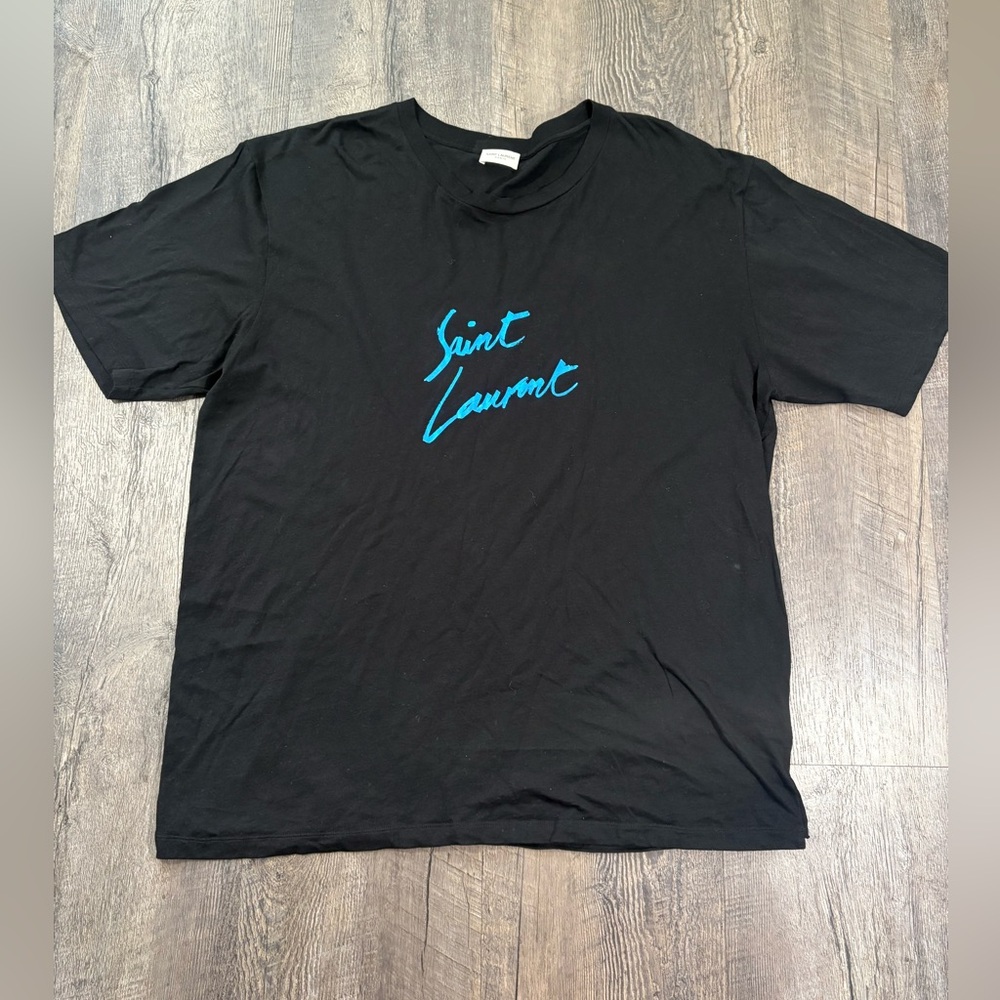 SAINT LAURENT Graphic Print Mens Shirt